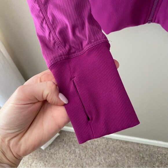 Lululemon In Flux Regal Plum Reversible Jacket Purple Sz 4 - Picture 6 of 10